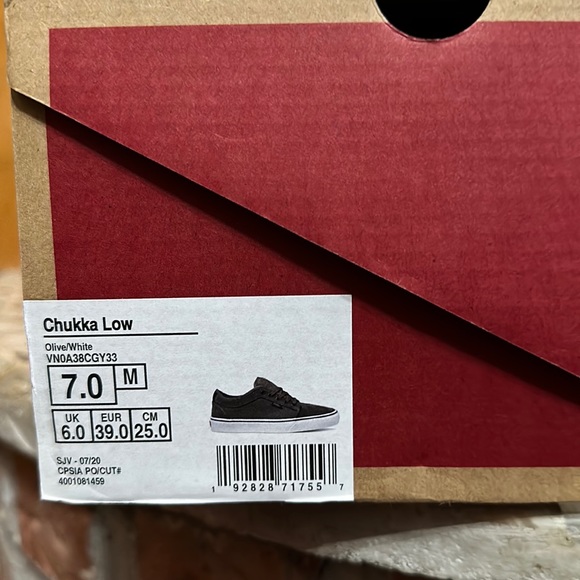 Vans classic Chukka Low pro olive black gray and white - Picture 10 of 11